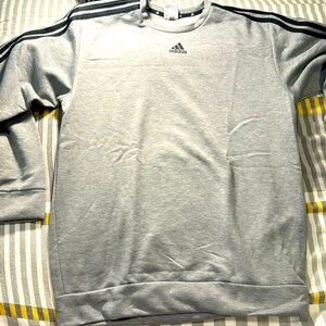 Adidas Gray Sweater comfortable!